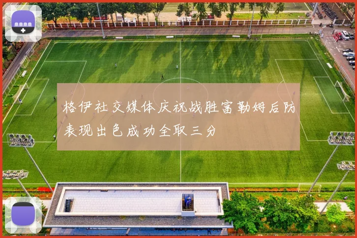 格伊社交媒体庆祝战胜富勒姆后防表现出色成功全取三分